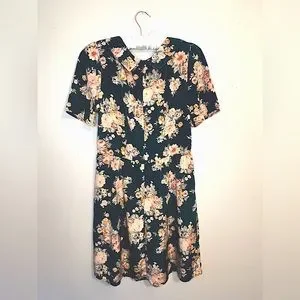 strapless open back dress Farm Rio Women's Delicate Fruit Garden Mini Dress – Saint Bernard main image 1